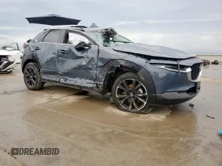 2023 Mazda CX-30 S Carbon Edition with VIN 3MVDMBCM7PM534442, listed as a Copart auction lot 60341565 with 15,068 mi miles and Salvage title. Bid and sale history available at DreamBid. Image 4.