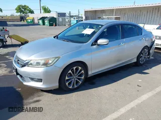 2014 Honda Accord Sport with VIN 1HGCR2F51EA284257, listed as a IAAI auction lot 42185473 with 86,651 mi miles and . Bid and sale history available at DreamBid. Image 2.
