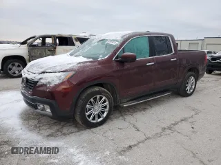 2019 Honda Ridgeline RTL-E with VIN 5FPYK3F78KB012881, listed as a Copart auction lot 82913074 with 80,754 mi miles and Salvage title. Bid and sale history available at DreamBid. Image 1.