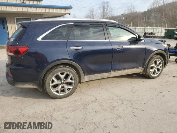 2019 Kia Sorento LX with VIN 5XYPGDA32KG597742, listed as a Copart auction lot 48980545 with 98,618 mi miles and Salvage Title. Bid and sale history available at carsss.com. Image 3.