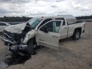 2014 GMC Sierra 1500 SLT with VIN 3GTU2VEC6EG288637, listed as a Copart auction lot 60152865 with Not provided miles and Salvage title. Bid and sale history available at DreamBid. Image 1.