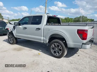 2024 Ford F-150 STX with VIN 1FTEW2KP0RKD54886, listed as a IAAI auction lot 41914547 with 8,148 mi miles and . Bid and sale history available at carsss.com. Image 3.