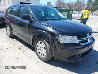 2015 Dodge Journey American Value Pkg with VIN 3C4PDCAB3FT617358, listed as a IAAI auction lot 42056246 with 88,790 mi miles. Bid and sale history available at carsss.com. Image 1.