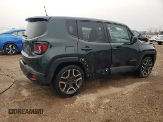 2021 Jeep Renegade Sport with VIN ZACNJCABXMPM22391, listed as a Copart auction lot 53554605 with 24,008 mi miles and Salvage title. Bid and sale history available at DreamBid. Image 3.