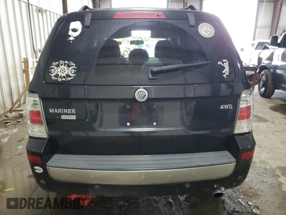 2009 Mercury Mariner Premier with VIN 4M2CU97G39KJ24459, listed as a Copart auction lot 83041574 with 123,437 mi miles and Salvage Title. Bid and sale history available at carsss.com. Image 6.
