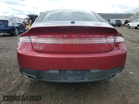 2013 Lincoln MKZ with VIN 3LN6L2JK4DR806504, listed as a Copart auction lot 53734515 with 127,112 mi miles and Clean Title. Bid and sale history available at carsss.com. Image 6.
