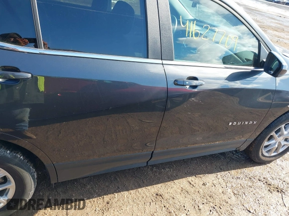 2023 Chevrolet Equinox LT with VIN 3GNAXTEG1PS191560, listed as a IAAI auction lot 41627709 with 10,914 mi miles and . Bid and sale history available at DreamBid. Image 13.