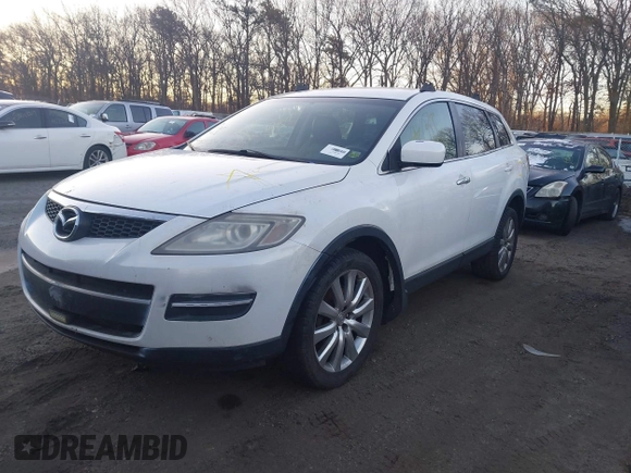 2009 Mazda CX-9 Grand Touring with VIN JM3TB38V890174072, listed as a IAAI auction lot 41580180 with 999,999 mi miles. Bid and sale history available at carsss.com. Image 2.