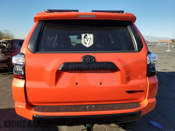 2023 Toyota 4Runner TRD Pro with VIN JTELU5JR5P6135571, listed as a Copart auction lot 43083975 with 19,428 mi miles and Salvage title. Bid and sale history available at DreamBid. Image 6.