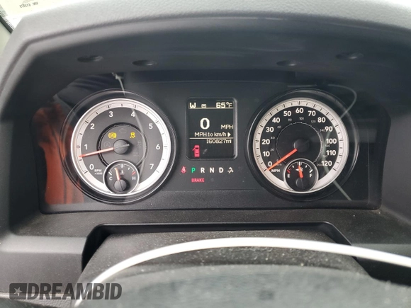 2015 Ram 1500 Express with VIN 1C6RR6FT7FS613979, listed as a Copart auction lot 59815535 with 160,827 mi miles and Salvage title. Bid and sale history available at DreamBid. Image 9.