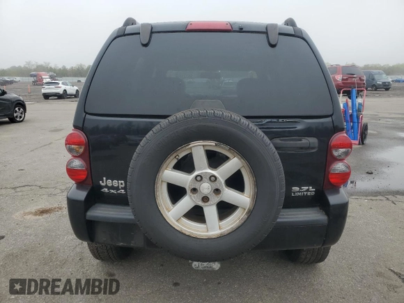 2006 Jeep Liberty Limited with VIN 1J8GL58K66W249698, listed as a Copart auction lot 55743295 with 177,398 mi miles and Clean title. Bid and sale history available at DreamBid. Image 6.