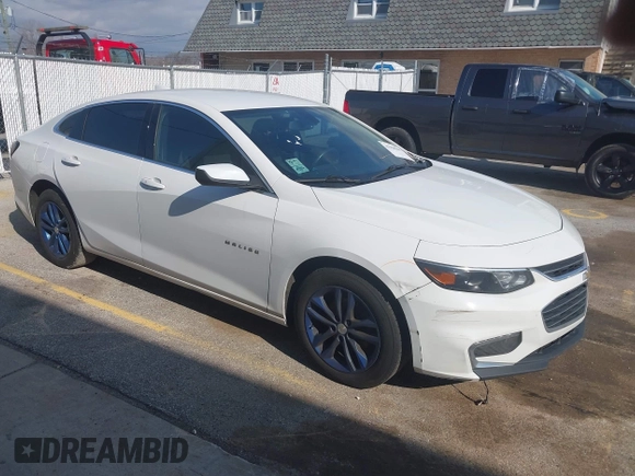2018 Chevrolet Malibu LT with VIN 1G1ZD5ST6JF153425, listed as a IAAI auction lot 41968505 with 141,821 mi miles and . Bid and sale history available at DreamBid. Image 1.