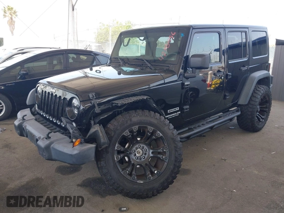 2016 Jeep Wrangler Unlimited Sport with VIN 1C4BJWDG7GL155900, listed as a IAAI auction lot 42380356 with 78,582 mi miles and . Bid and sale history available at DreamBid. Image 18.