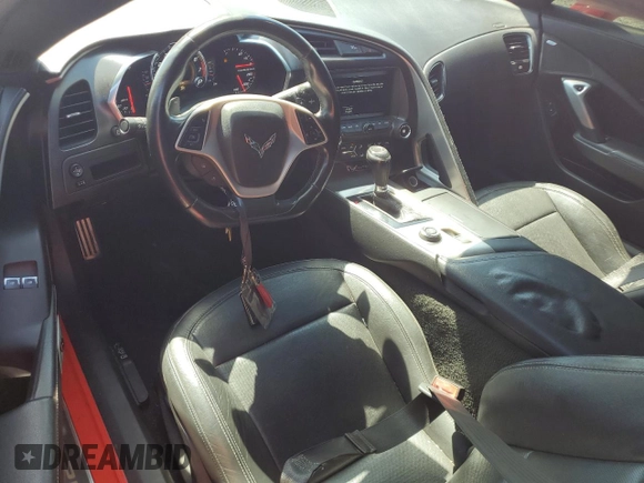 2019 Chevrolet Corvette 1LT with VIN 1G1YB2D72K5121028, listed as a Copart auction lot 57628095 with 70,565 mi miles and Non repairable. Bid and sale history available at DreamBid. Image 8.