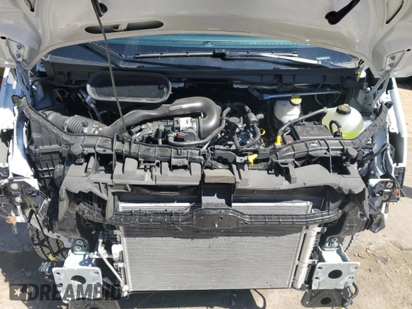 2024 Ford Transit Cargo with VIN 1FTBR1C87RKB33457, listed as a Copart auction lot 49390855 with 5,893 mi miles and Salvage Title. Bid and sale history available at DreamBid. Image 11.