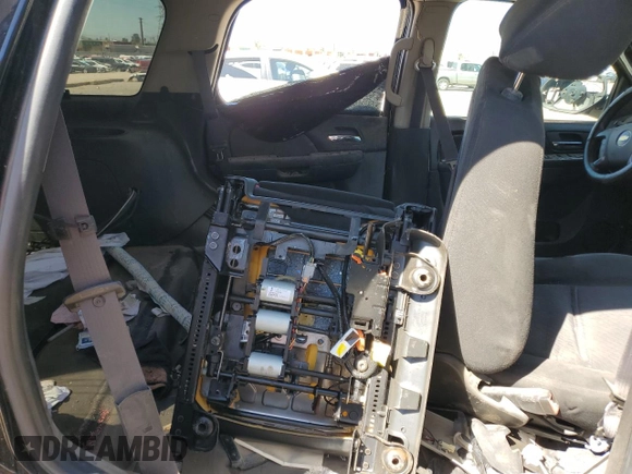 2011 Chevrolet Tahoe Commercial with VIN 1GNLC2E02BR224627, listed as a Copart auction lot 50222855 with 167,553 mi miles and Salvage title. Bid and sale history available at DreamBid. Image 10.