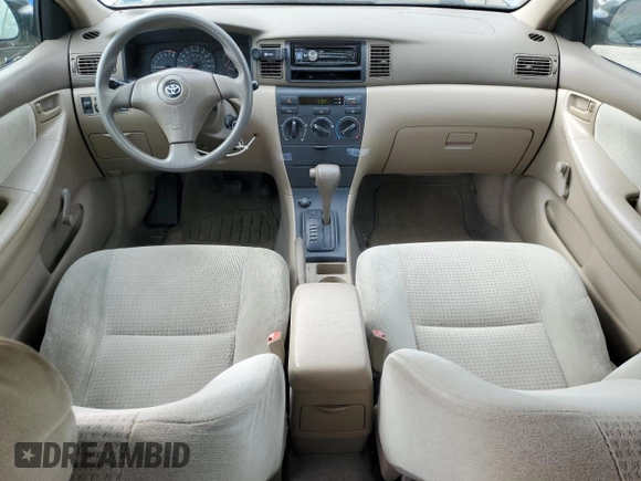 2005 Toyota Corolla CE z VIN 2T1BR32E25C382294, wystawiony jako Copart lot #55490975 z przebiegiem 129 981 mil mil oraz Czysty tytuł • Clean title. Historia ofert i sprzedaży dostępna na DreamBid. Obrazek 8.