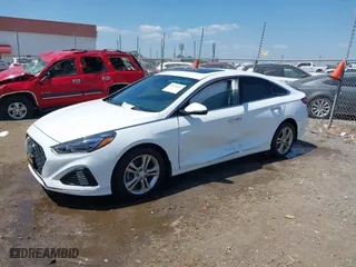 2018 Hyundai Sonata SEL with VIN 5NPE34AF0JH709927, listed as a IAAI auction lot 40183011 with 76,281 mi miles. Bid and sale history available at carsss.com. Image 17.
