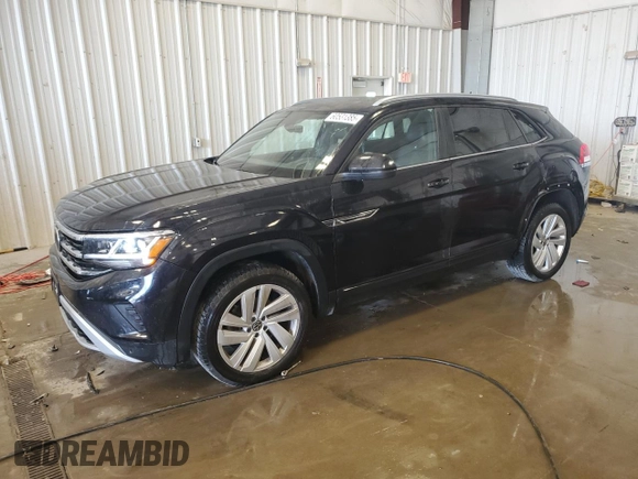 2020 Volkswagen Atlas SE with VIN 1V26C2CAXLC202539, listed as a Copart auction lot 60531385 with 116,258 mi miles and Salvage title. Bid and sale history available at DreamBid. Image 1.