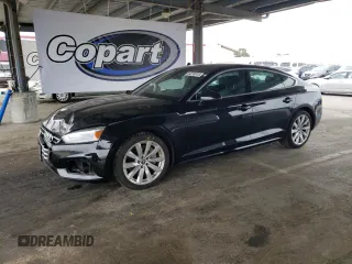 2018 Audi A5 Sportback Premium z VIN WAUANCF57JA136774, wystawiony jako Copart lot #54278315 z przebiegiem 55 804 mil mil oraz Szkody całkowita. Historia ofert i sprzedaży dostępna na DreamBid. Obrazek 1.