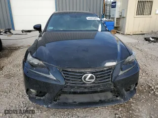 2015 Lexus IS 250 with VIN JTHCF1D26F5027789, listed as a Copart auction lot 54441345 with 0 mi miles and Salvage Title. Bid and sale history available at carsss.com. Image 5.