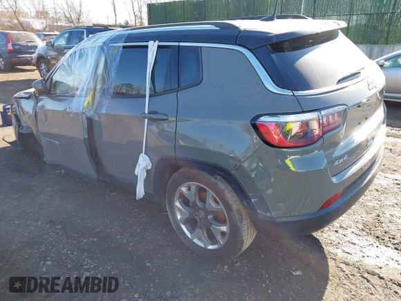 2019 Jeep Compass Limited z VIN 3C4NJDCB4KT787418, wystawiony jako IAAI lot #41435664 z przebiegiem 72 940 mil mil oraz . Historia ofert i sprzedaży dostępna na DreamBid. Obrazek 3.