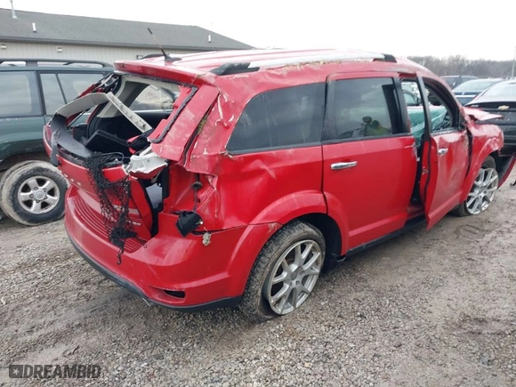 2014 Dodge Journey Limited with VIN 3C4PDDDG7ET185644, listed as a IAAI auction lot 41478679 with 174,195 mi miles. Bid and sale history available at carsss.com. Image 4.