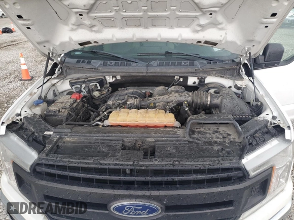2018 Ford F-150 XL с VIN 1FTMF1CB5JKF89264, выставлен на аукционе Copart как лот 62482135 с пробегом 136 251 миль миль и Списание • Salvage title. История ставок и продаж доступна на DreamBid. Изображение 11.