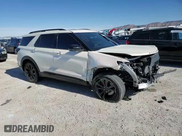 2020 Ford Explorer ST with VIN 1FM5K8GCXLGA61569, listed as a Copart auction lot 37862003 with 0 mi miles and Salvage Title. Bid and sale history available at carsss.com. Image 12.