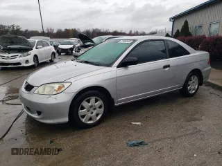 2005 Honda Civic Cpe VP with VIN 1HGEM21105L017448, listed as a Copart auction lot 78865904 with 351,720 mi miles and Non Repairable. Bid and sale history available at carsss.com. Image 1.