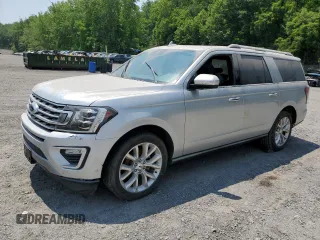 2019 Ford Expedition Max Limited z VIN 1FMJK1KTXKEA54502, wystawiony jako Copart lot #61009015 z przebiegiem Nie podano mil oraz Szkoda całkowita • Salvage title. Historia ofert i sprzedaży dostępna na DreamBid. Obrazek 1.