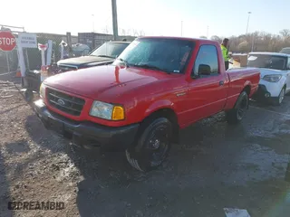 2002 Ford Ranger XL with VIN 1FTYR10D02TA29906, listed as a IAAI auction lot 41782082 with 197,563 mi miles. Bid and sale history available at carsss.com. Image 2.