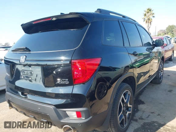 2023 Honda Passport Elite z VIN 5FNYF8H01PB005725, wystawiony jako IAAI lot #41457435 z przebiegiem 39 562 mil mil oraz . Historia ofert i sprzedaży dostępna na DreamBid. Obrazek 4.