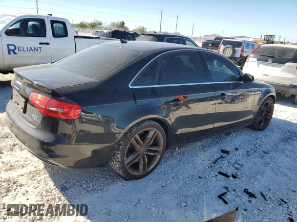 2013 Audi A4 Prestige with VIN WAUKFAFL2DA162742, listed as a Copart auction lot 80587374 with 184,580 mi miles and Salvage Title. Bid and sale history available at carsss.com. Image 3.