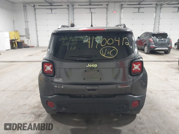 2020 Jeep Renegade Sport z VIN ZACNJBAB8LPL20290, wystawiony jako IAAI lot #41700412 z przebiegiem 32 733 mil mil oraz . Historia ofert i sprzedaży dostępna na DreamBid. Obrazek 16.