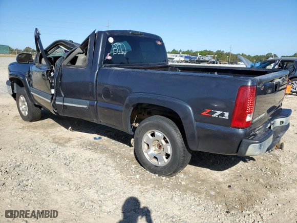 2005 Chevrolet Silverado 1500 Z71 with VIN 1GCEK19Z45Z146038, listed as a Copart auction lot 76106134 with 235,454 mi miles and Non Repairable. Bid and sale history available at carsss.com. Image 2.