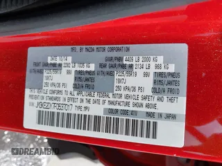 2015 Mazda CX-5 Grand Touring with VIN JM3KE2DY7F0537017, listed as a IAAI auction lot 41953011 with 78,098 mi miles. Bid and sale history available at carsss.com. Image 9.