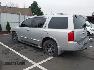 2005 Infiniti QX56 with VIN 5N3AA08C45N809319, listed as a IAAI auction lot 41324227 with 138,457 mi miles. Bid and sale history available at carsss.com. Image 3.