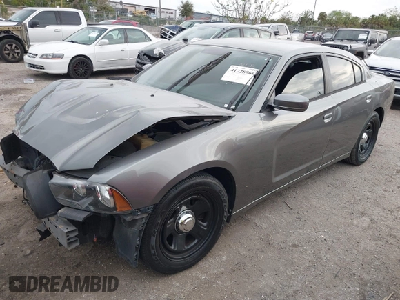 2012 Dodge Charger Police with VIN 2C3CDXAT9CH248013, listed as a IAAI auction lot 41728966 with 158,933 mi miles. Bid and sale history available at carsss.com. Image 17.