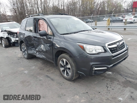 2018 Subaru Forester Premium with VIN JF2SJAGC0JH495400, listed as a IAAI auction lot 41849292 with 83,867 mi miles. Bid and sale history available at carsss.com. Image 1.