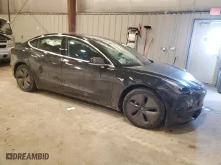 2018 Tesla Model 3 Long Range Battery with VIN 5YJ3E1EA2JF152869, listed as a Copart auction lot 46461005 with 99,476 mi miles and Clean Title. Bid and sale history available at carsss.com. Image 4.