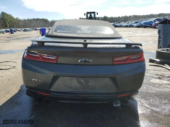 2018 Chevrolet Camaro ZL1 with VIN 1G1FJ3D66J0169568, listed as a Copart auction lot 46657185 with 36,198 mi miles and Salvage Title. Bid and sale history available at carsss.com. Image 6.