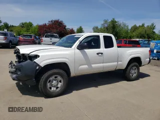 2021 Toyota Tacoma SR with VIN 3TYSX5EN4MT006106, listed as a Copart auction lot 57683025 with 56,321 mi miles and Salvage title. Bid and sale history available at DreamBid. Image 1.