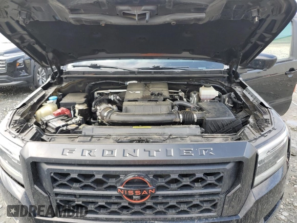 2022 Nissan Frontier SV with VIN 1N6ED1EJ2NN647072, listed as a Copart auction lot 59875525 with 76,065 mi miles and Salvage title. Bid and sale history available at DreamBid. Image 11.