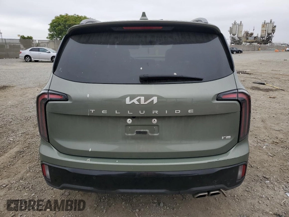 2024 Kia Telluride SX Prestige X-Pro with VIN 5XYP5DGC0RG460032, listed as a Copart auction lot 58527925 with 32,423 mi miles and Salvage title. Bid and sale history available at DreamBid. Image 6.