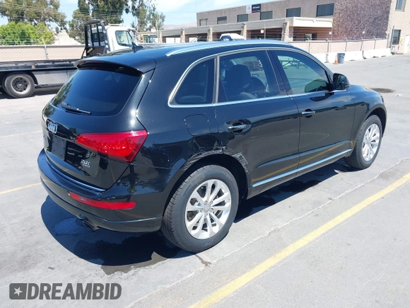 2015 Audi Q5 Premium Plus with VIN WA1LFAFPXFA093368, listed as a IAAI auction lot 42862170 with 160,810 mi miles and . Bid and sale history available at DreamBid. Image 4.