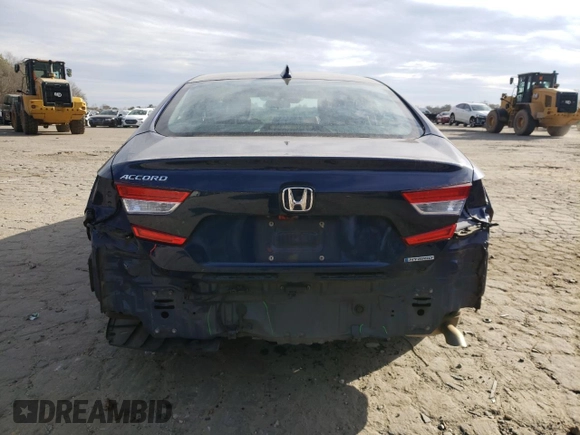 2020 Honda Accord with VIN 1HGCV3F16LA008247, listed as a Copart auction lot 89252795 with 105,021 mi miles and Salvage Title. Bid and sale history available at DreamBid. Image 6.