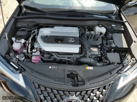 2024 Lexus UX with VIN JTHP6JBH2R2191619, listed as a Copart auction lot 65536244 with 11,190 mi miles and Salvage Title. Bid and sale history available at carsss.com. Image 12.
