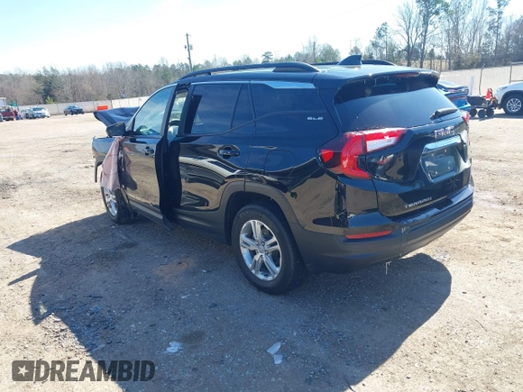 2023 GMC Terrain SLE with VIN 3GKALMEG0PL255094, listed as a IAAI auction lot 41605401 with 22,275 mi miles. Bid and sale history available at carsss.com. Image 3.