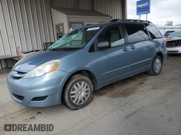 2006 Toyota Sienna CE with VIN 5TDZA23C26S395925, listed as a Copart auction lot 49884685 with 174,680 mi miles and Salvage Title. Bid and sale history available at carsss.com. Image 1.